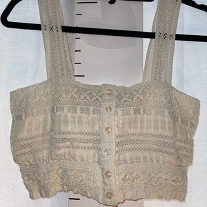 Like new crop tank bra, American Eagle- medium